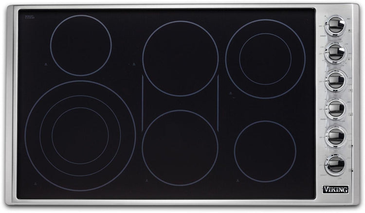 Viking Professional 5 Series VECU53616BSB 36" Electric S.S Cooktop 2023 Model