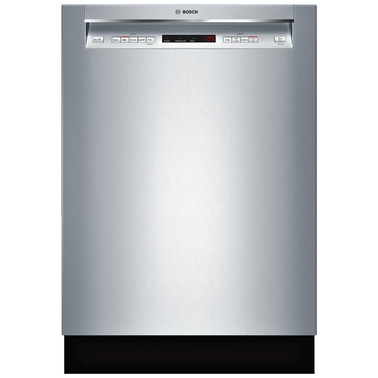 Bosch 300 Series 24" 3rd Rack  AquaStop Dishwasher SHEM63W55N Perfect Front