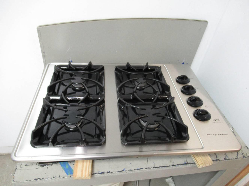 Frigidaire 30'' SS Linear Flow Gas Valves Sealed Burner Gas Cooktop FGC30S4DC