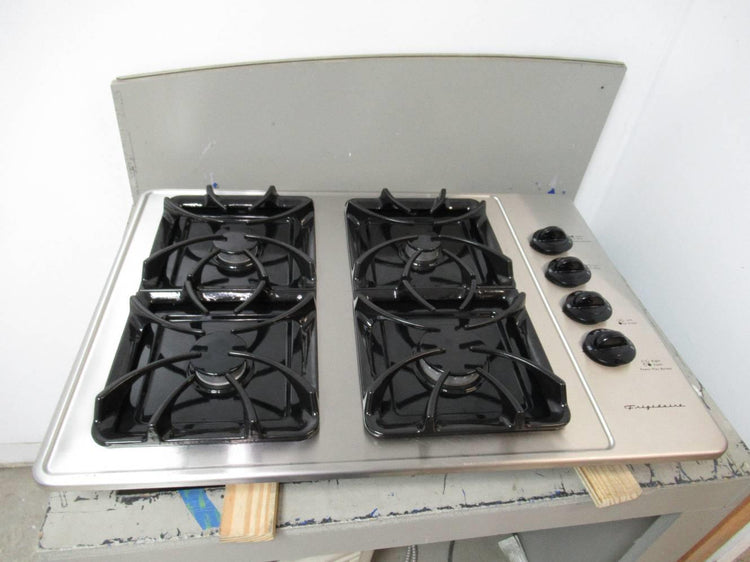 Frigidaire 30'' SS Linear Flow Gas Valves Sealed Burner Gas Cooktop FGC30S4DC