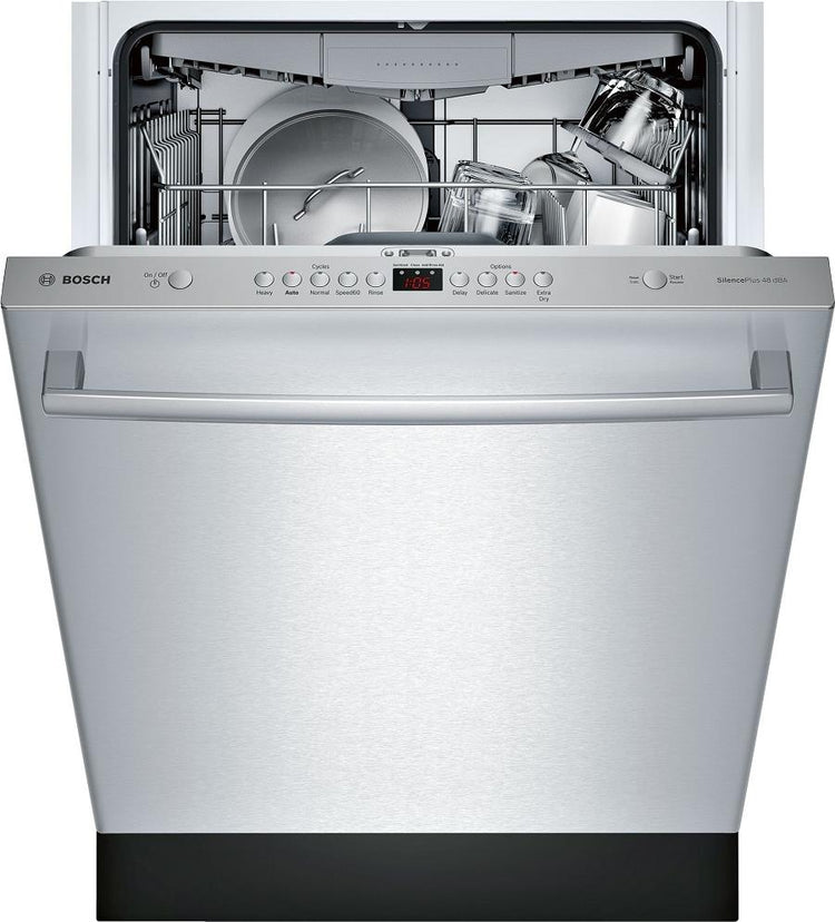 Bosch 100 Series SHXM4AY55N 24 inch Fully Integrated Dishwasher Stainless Steel