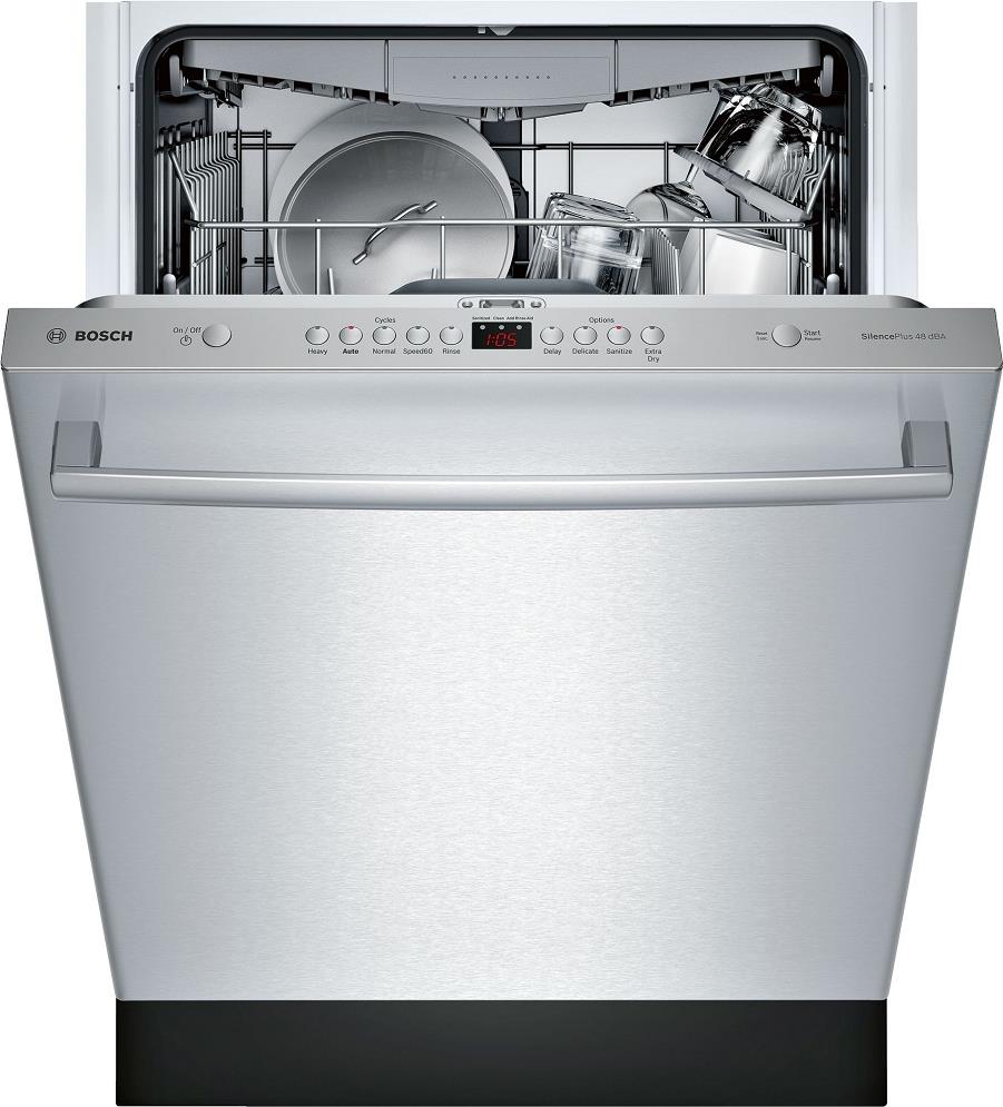 Bosch 100 Series SHXM4AY55N 24" Fully Integrated Dishwasher Stainless Steel Pics