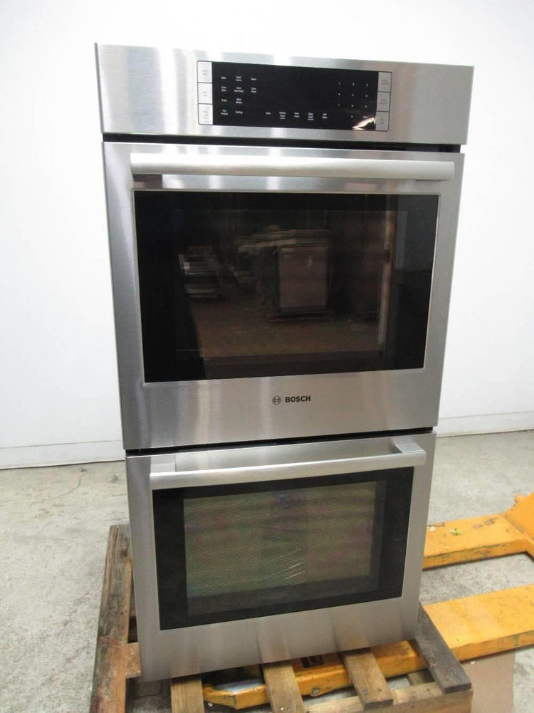 Bosch 800 Series 27" Stainless 12 Modes Double Electric Wall Oven HBN8651UC