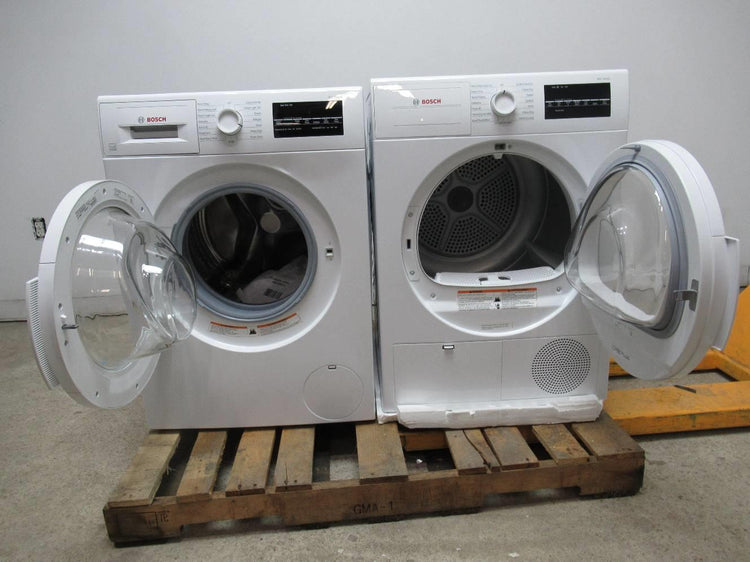 Bosch 300 Front Load Washer & Dryer set + Stacking Kit WAT28400UC / WTG86400UC