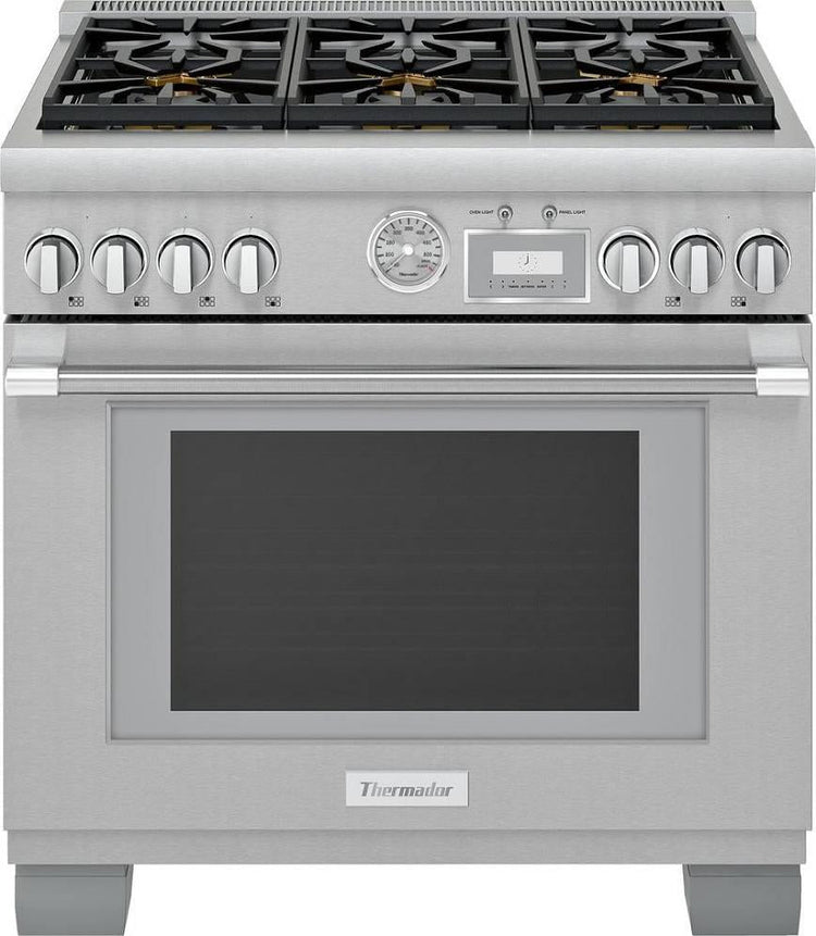 Thermador ProGrand 36" Stainless Pro-Style Smart Freestanding Gas Range PRG366WG