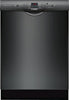 Bosch 100 Series 24" Black 50 dBA Full Console Built-In Dishwasher SHEM3AY56N