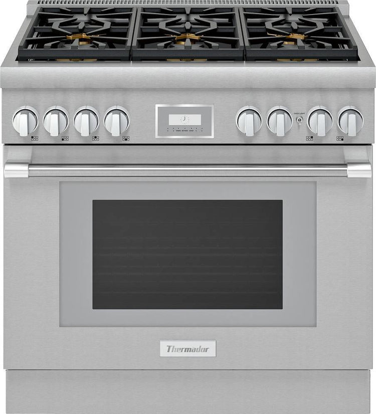 Thermador Pro Harmony Professional Series PRG366WH 36" Pro-Style NG Range