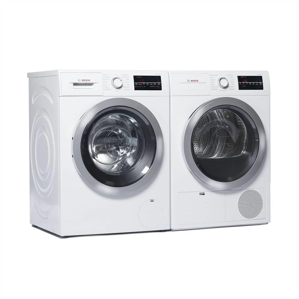 Bosch 500 Series WHT Front Load Washer + Dryer  WAT28401UC / WTG86401UC