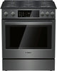 Bosch 30" Slide-In Gas Range with 5 Sealed Burners, Touch Controls HGI8046UC
