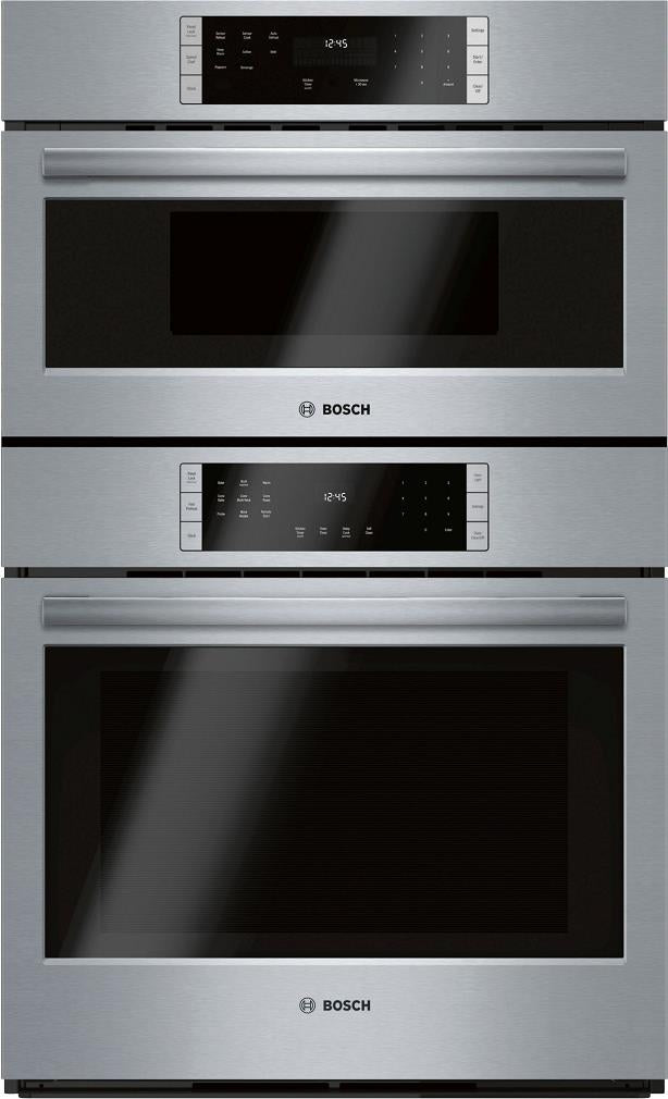 Bosch 800 Series 30" Home Connect Microwave Combination SS Wall Oven HBL87M53UC