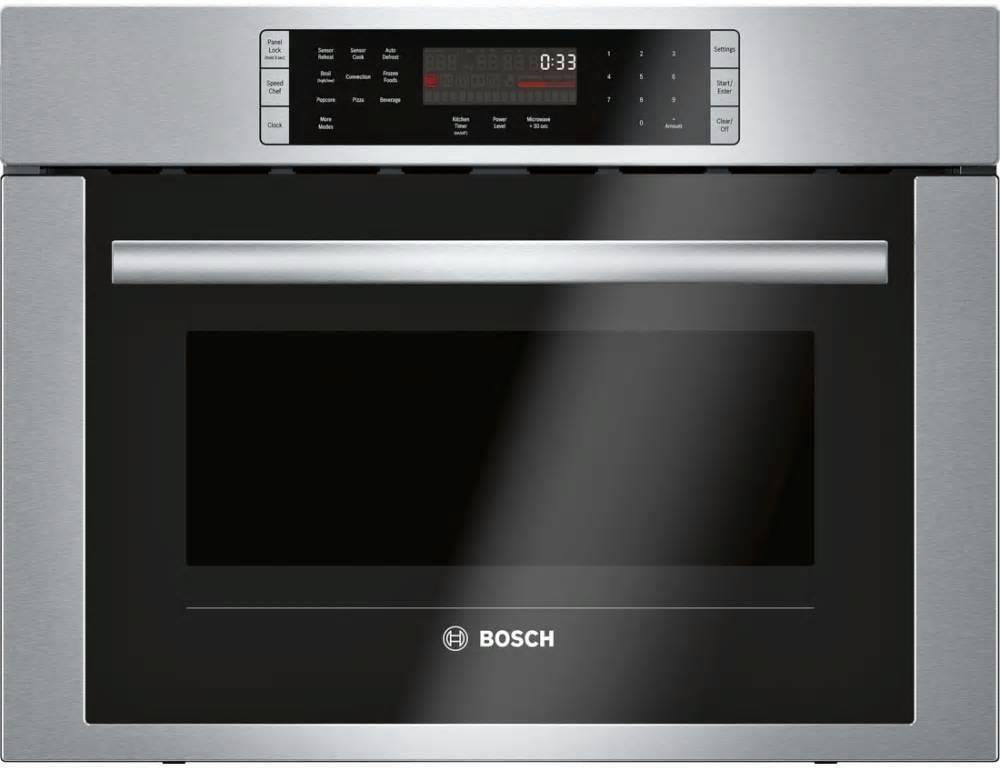 Bosch 500 Series 24" 1000w SS 1.6 cu.ft. Power 2-in-1 Speed Oven HMC54151UC