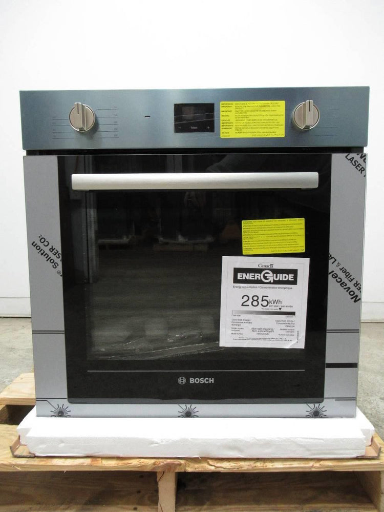 Bosch 500 Series 24" European Convection SS Single Electric Wall Oven HBE5451UC