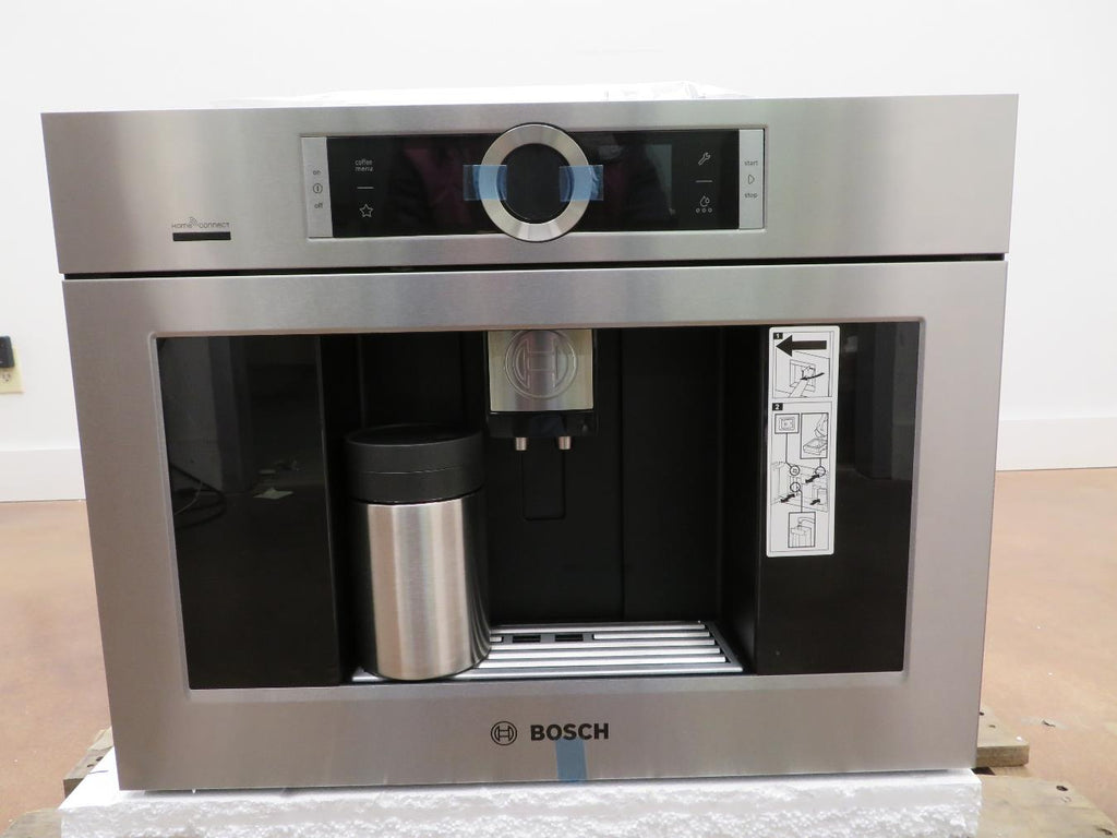 Bosch 24" 10 Brewing Modes Home Connect Flush Coffee Machine BCM8450UC Perfect