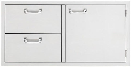 LYNX LSA742 42 Inches Storage Door and Double Drawer Combo