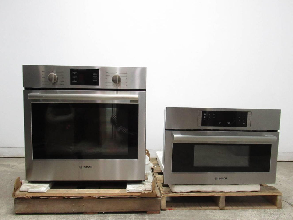 Bosch 500 Series 30" Stainless Oven and Microwave Combo HBL5451UC / HMB50152UC