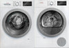 Bosch 500 Series WHT Front Load 15 Progams Washer+Dryer WAT28401UC / WTG86401UC