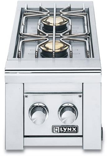 Lynx Professional Grill Series LSB22NG Built-In Double Side Burner Natural Gas