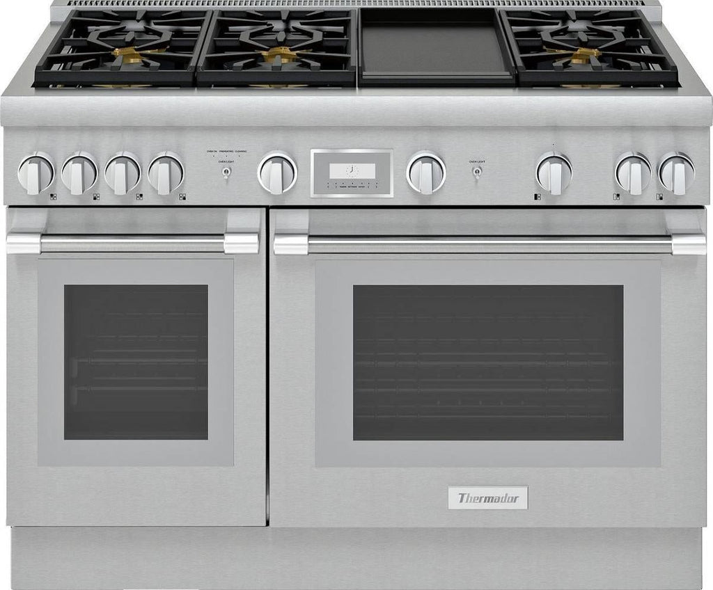 Thermador 48" Pro Harmony Home Connect Freestanding Dual Fuel Range PRD486WDHU