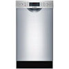 Bosch 800 18" 44dBA Button Touch SS ActiveTab Full Console Dishwasher SPE68U55UC