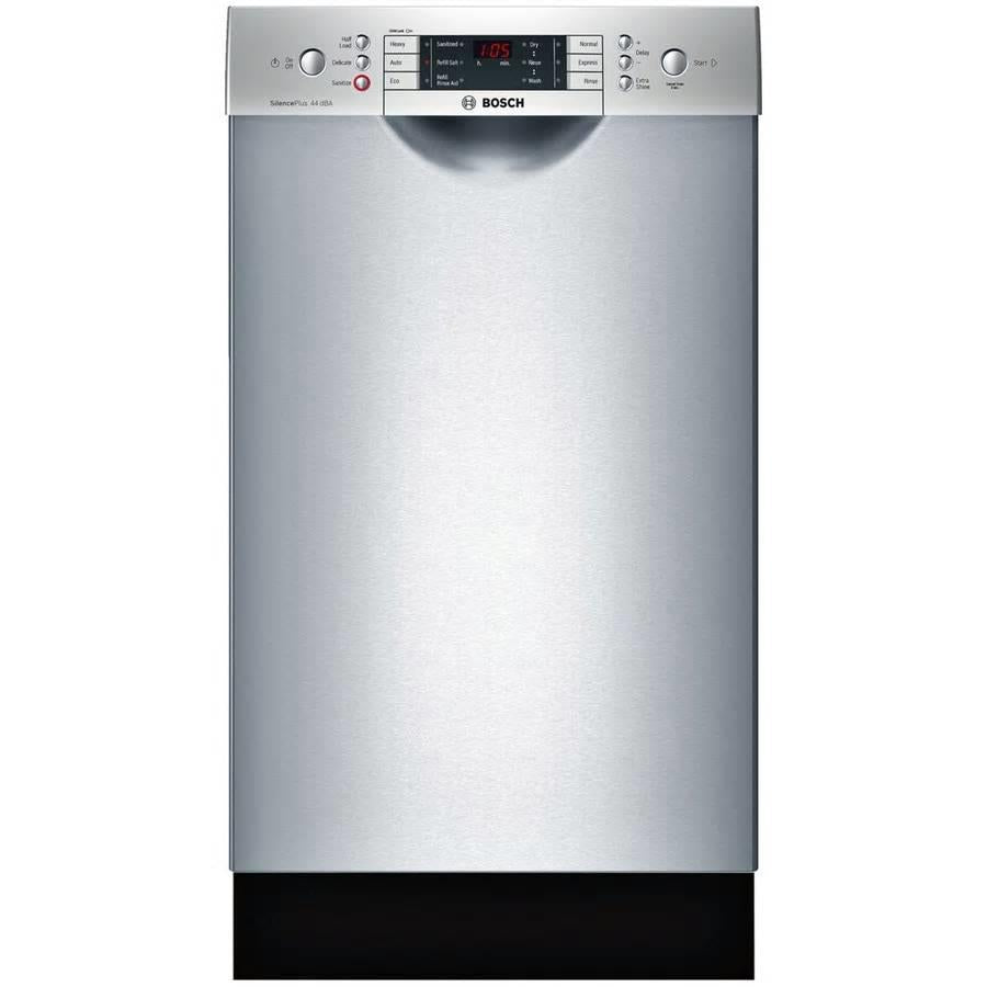 Bosch 800 18" 44DB Button Control Stainless Full Console Dishwasher SPE68U55UC