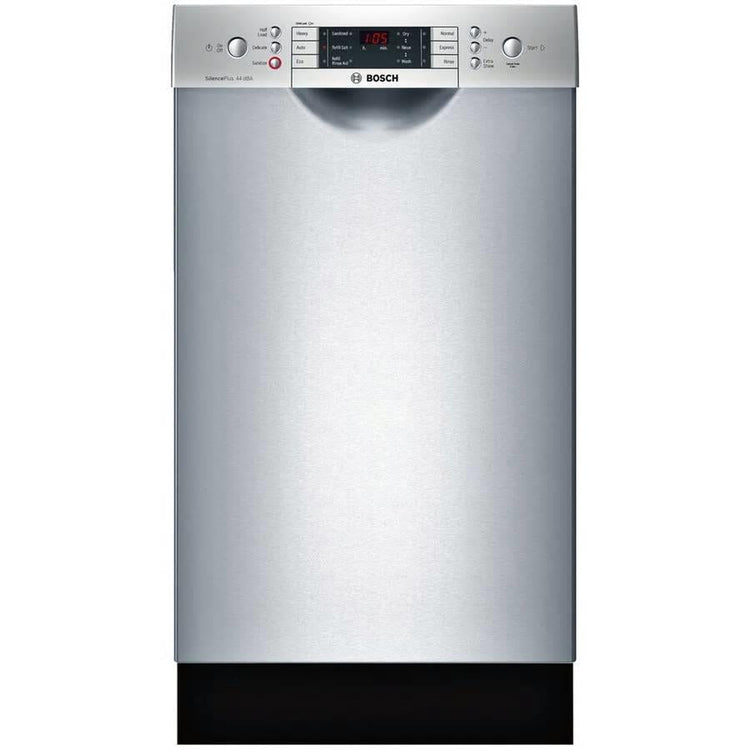 Bosch 800 18" 44 dbA 6 Cycles Full Console Stainless SS Dishwasher SPE68U55UC