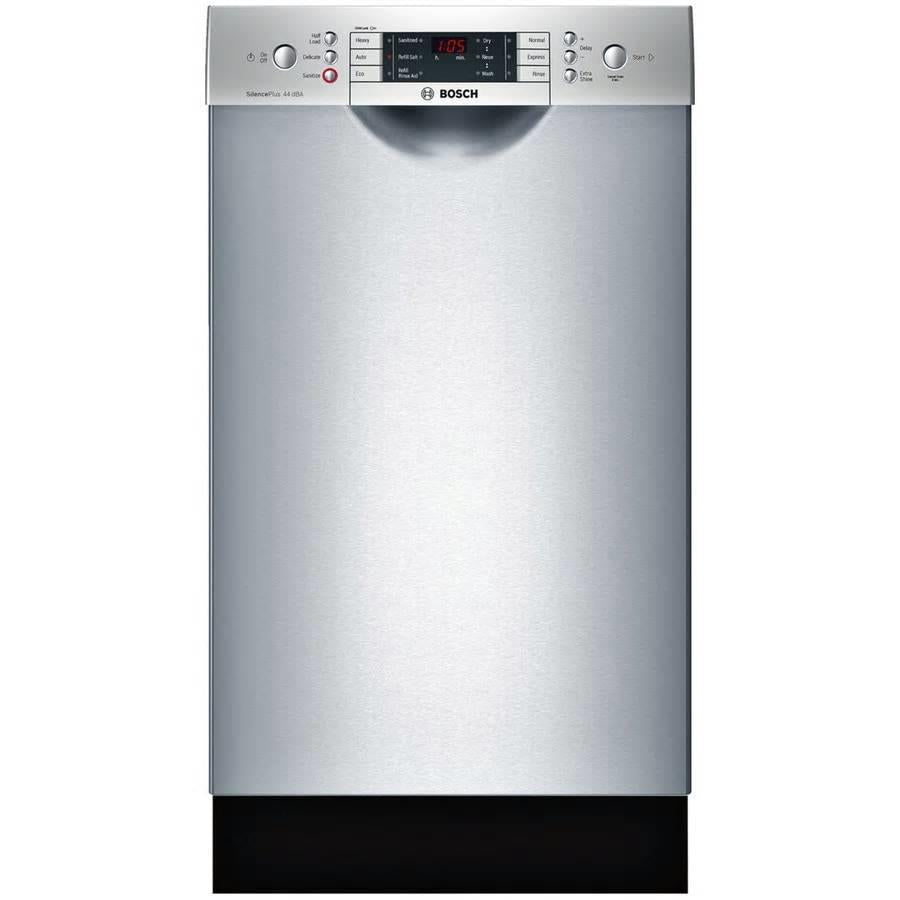 Bosch 800 18" 44dBA Button Control Stainless Full Console Dishwasher SPE68U55UC