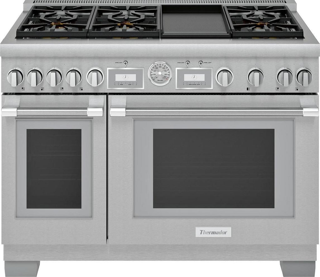 Thermador Pro Grand PRD486WDGU 48" Smart Dual Fuel Range with a Griddle Perfect