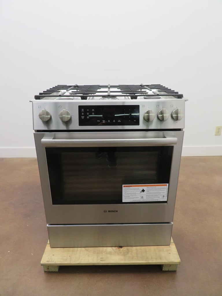 Bosch 30 Inches Slide-In Gas Range Convection Technology HGI8056UC