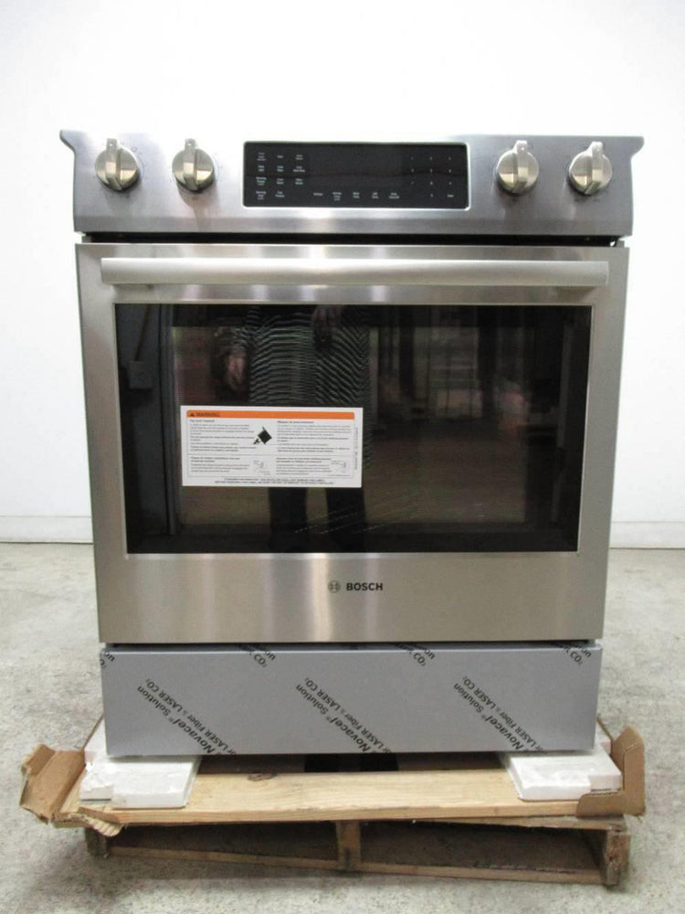 Bosch 800 30" 11 modes Convection Slide-in Smoothtop Electric Range HEI8054U