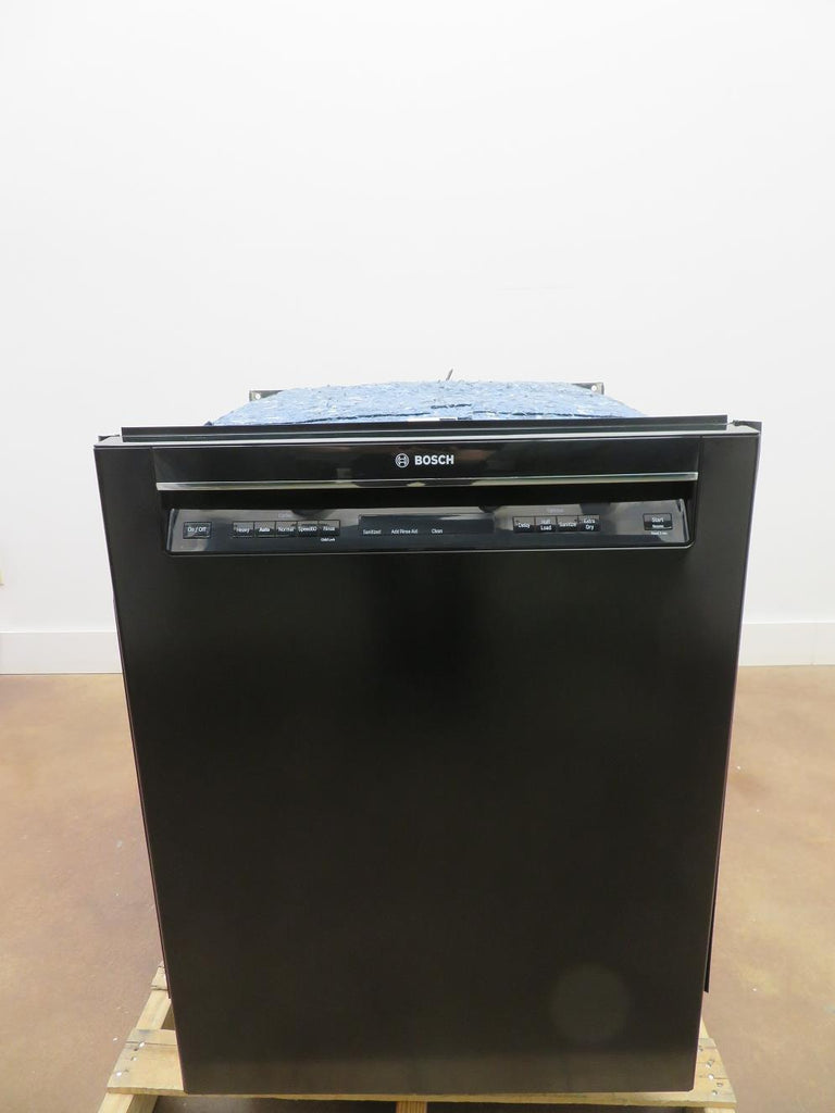 Bosch 300 Series SHEM63W56N 24 inches Full Console Black Dishwasher