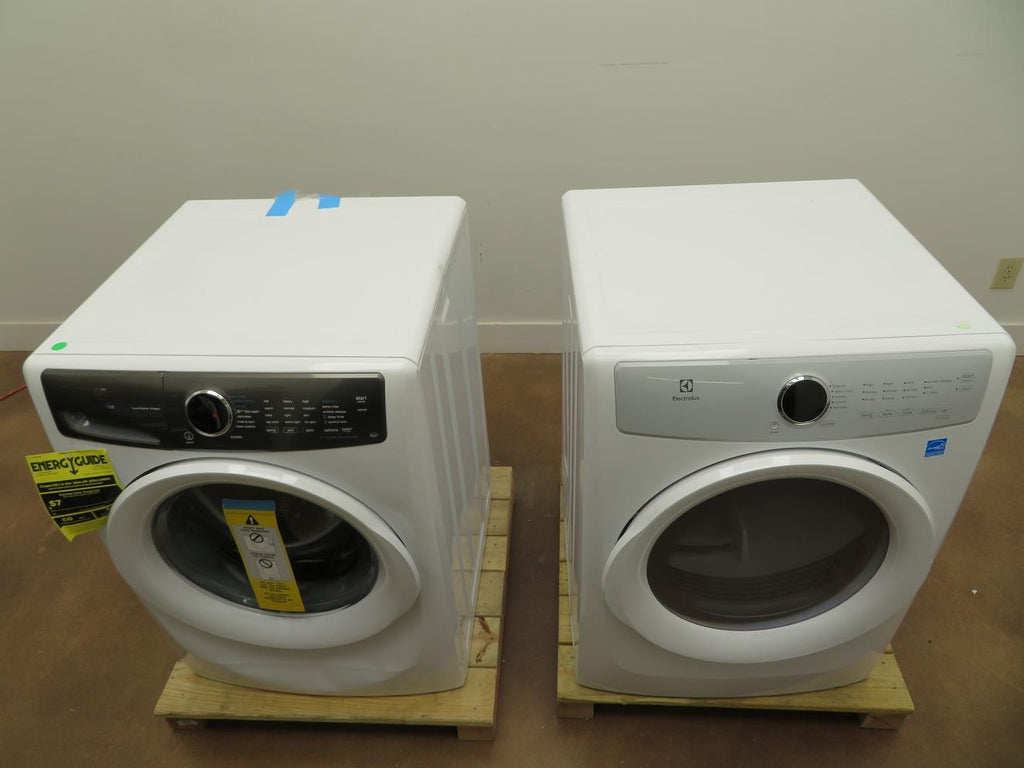 Electrolux EFLW427UIW / EFDE317TIW 27" White Front Load Washer & Electric Dryer