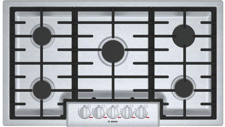 NIB Bosch Benchmark Series NGMP656UC 36" Gas Cooktop with Dual Stacked Burner