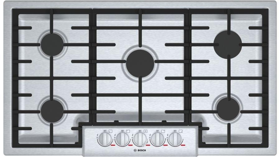 Bosch Benchmark Series NGMP656UC 36" Gas Cooktop with Dual Stacked Burner