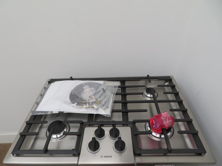 Bosch 500 Series NGM5056UC 30 Inch Gas Cooktop Sealed Burners Excellent