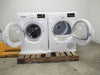 Bosch 300 Series Front Load White Washer & Dryer set  WAT28400UC / WTG86400UC