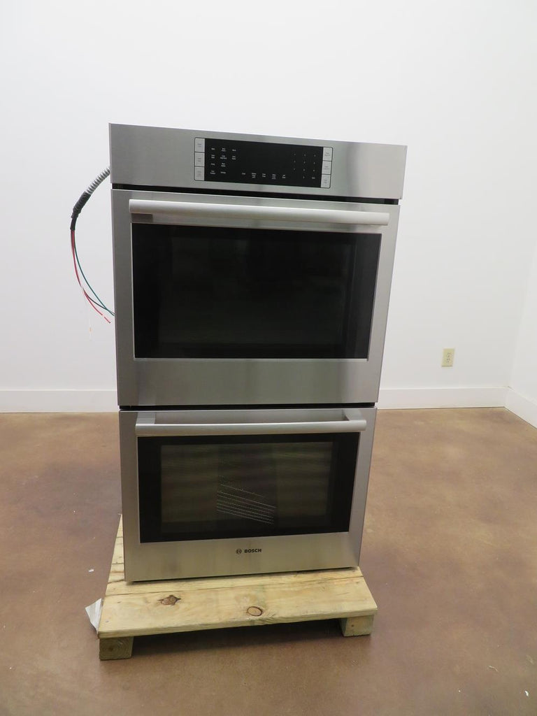 Bosch 800 Series 30" Double Electric Convection Wall Oven HBL8651UC Stainless S.
