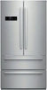 Bosch 800 series 36" 4 Stainless Door French Door Refrigerator B21CL80SNS Images