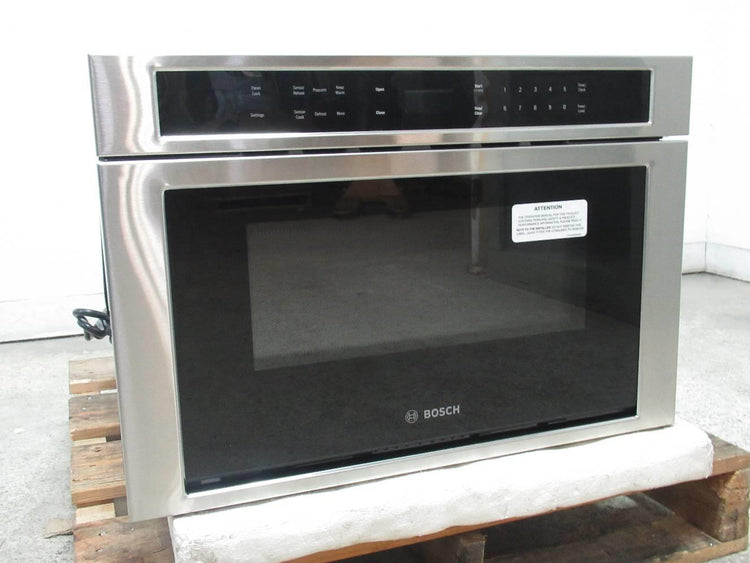 Bosch 800 Serie 24" 950W SS Touch Controls Built-in Microwave Drawer HMD8451UC