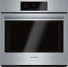 Bosch 800 Series 30" European Convect Single Wifi Electric Wall Oven HBL8453UC