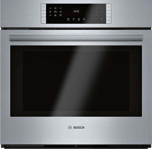 Bosch 800 Series 30 Inch SS 4.6 Cap Smart Single Electric Wall Oven HBL8453UC