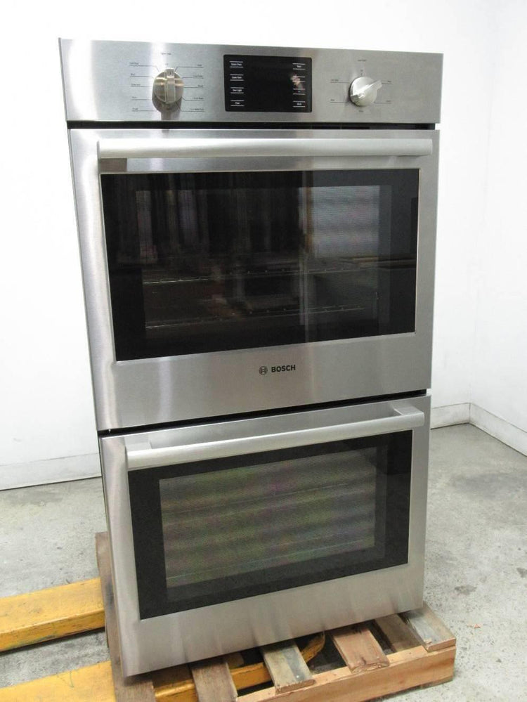 Bosch 500 30" European Convection Double Stainless Electric Wall Oven HBL5651UC