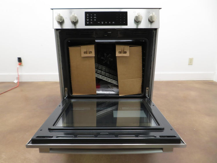 Bosch 800 Series 30" T. C. Warming Zone Slide-In Electric Range HEI8056U