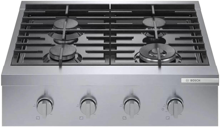 Bosch 800 Series RGM8058UC 30" 4 Sealed Burners Stainless Steel Gas Rangetop IMG