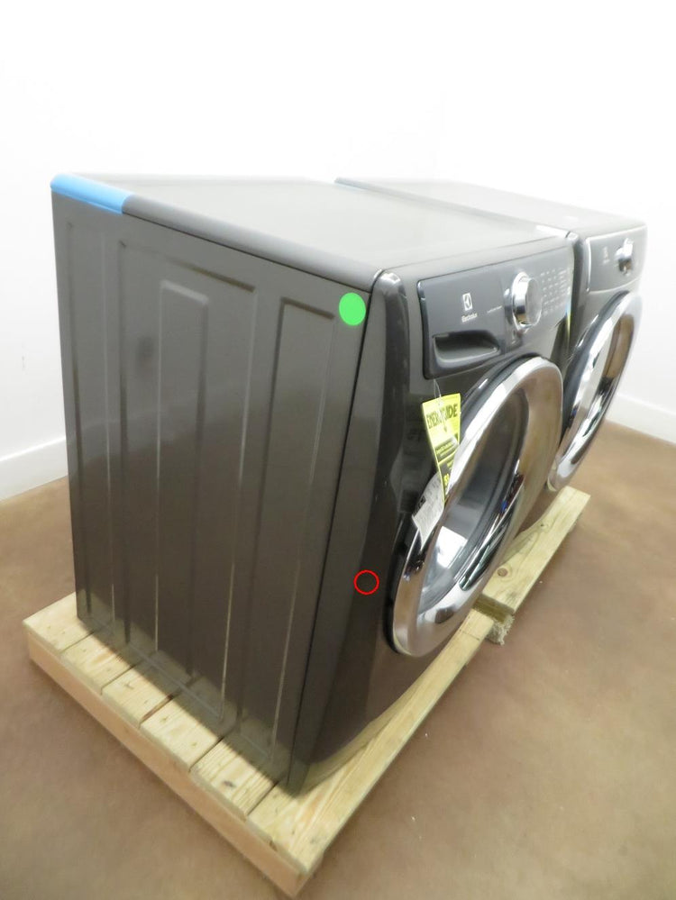 Electrolux 27" Front Load Washer Dryer set EFLS527UTT / EFME627UTT Titanium Pics