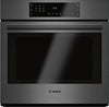 Bosch 800 Series 30" Smart Single Electric Black Stainless Wall Oven HBL8443UC