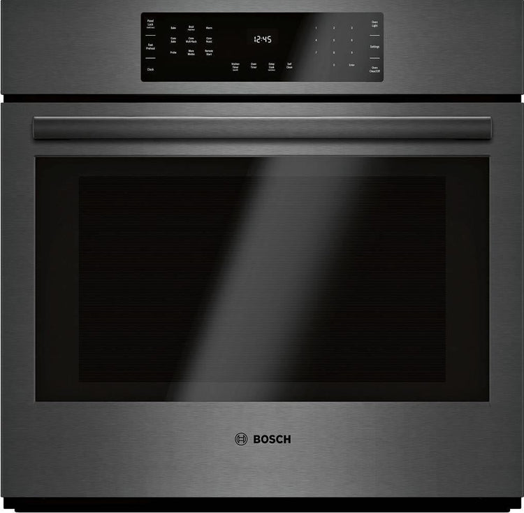 Bosch 800 Series HBL8443UC 30" Black Stainless S Smart Single Electric Wall Oven