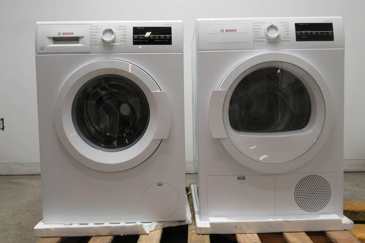 Bosch 300 Series Front Load WHT Washer + Ventless Dryer WAT28400UC / WTG86400UC