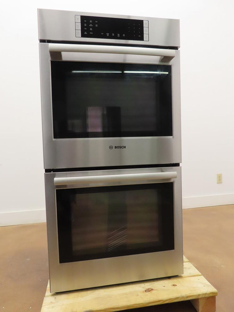 Bosch 800 Series 27" Double Electric Wall Oven HBN8651UC Full Warranty Perfect