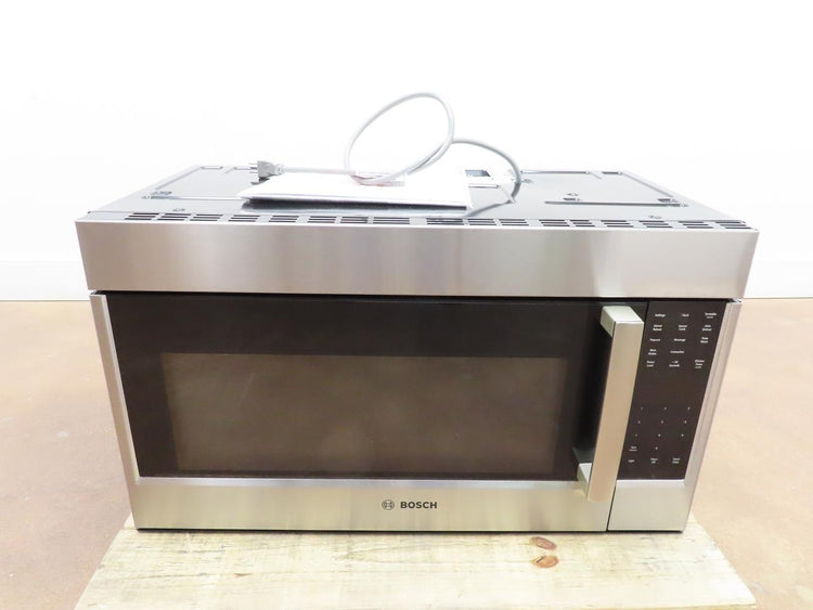 Bosch 800 Series 30" Over The Range Convection Microwave HMV8053U Perfect Front