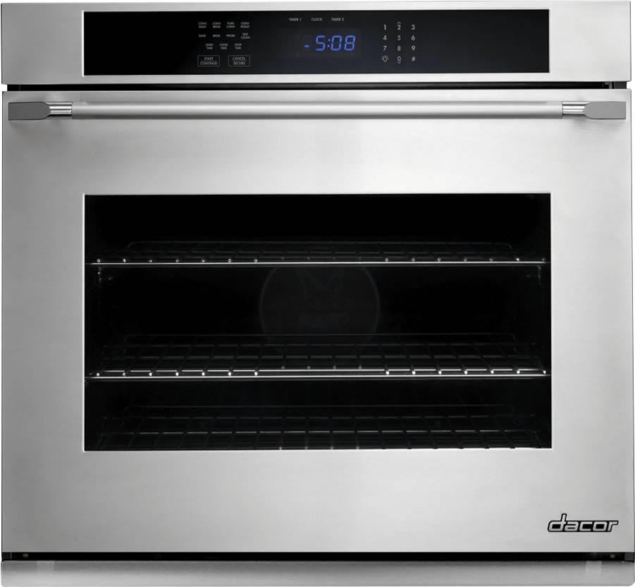 Dacor Distinctive 30" 4.8 cu ft Convection Single SS Electric Wall Oven DTO130S